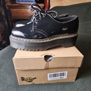Dr. Martens Black Platform Shoes